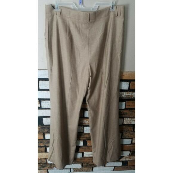 WORTH New York Natural Tan Wide Leg Dress Pants Size 18 38x34 - Picture 3 of 5